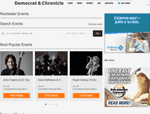 Tablet Screenshot of events.democratandchronicle.com